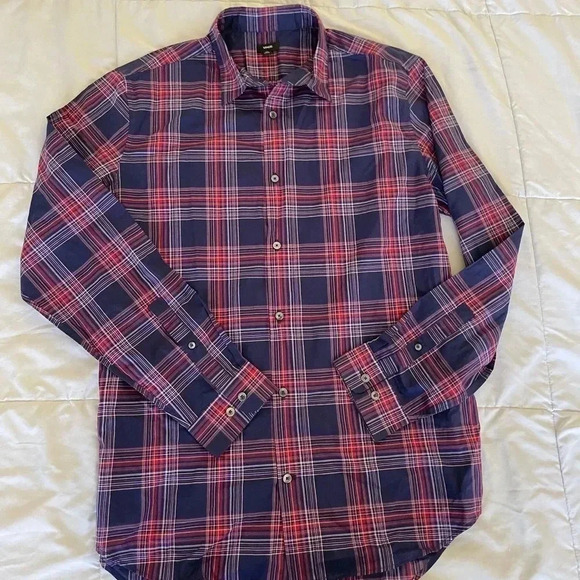 Vince oversized plaid button down - Picture 1 of 6